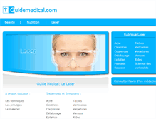 Tablet Screenshot of guidelasermedical.com